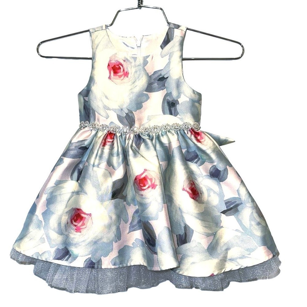 Couture Princess Floral Dress 2T Easter Flower Girl Dress